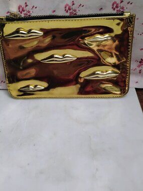 Nars Gold Metallic Makeup Bag